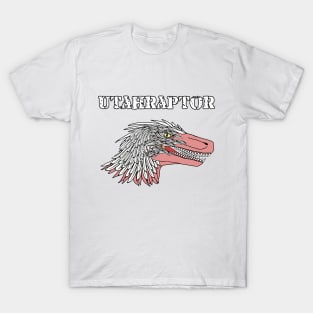 Utahraptor Head Print T-Shirt